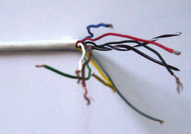 Códigos de colores del cable para porteros y vídeoporteros